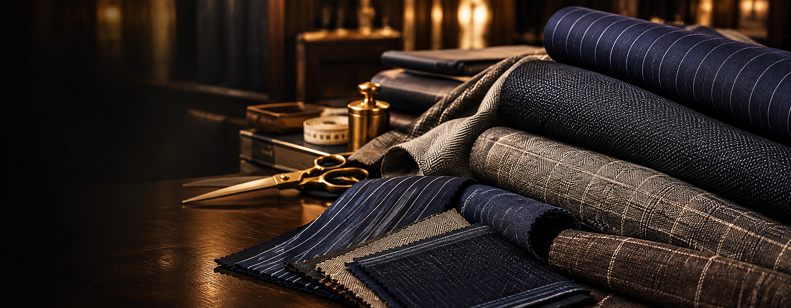 Premium suiting and shirting fabrics for bespoke garments
