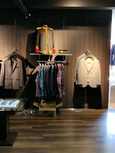 Actual menswear clothing display at Club Man Shop