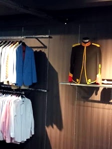 Actual jacket and shirt selection displayed in Club Man Shop